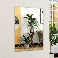 Clear Rectangular Wall Mirror – Modern Wall-Mounted Glass Design for Bedroom, Hallway & Lounge